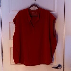 Figs Rafaela Oversized Scrub Top - Clay - 5XL